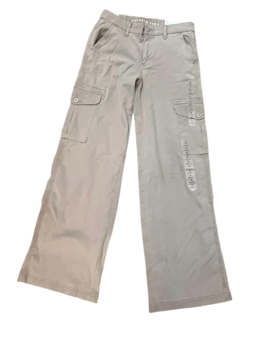 American Eagle Dreamy drape baggy wide leg cargo pant NWT